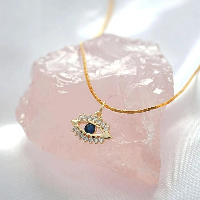 Divine Dulcet - Evil Eye Halskæde | Guld