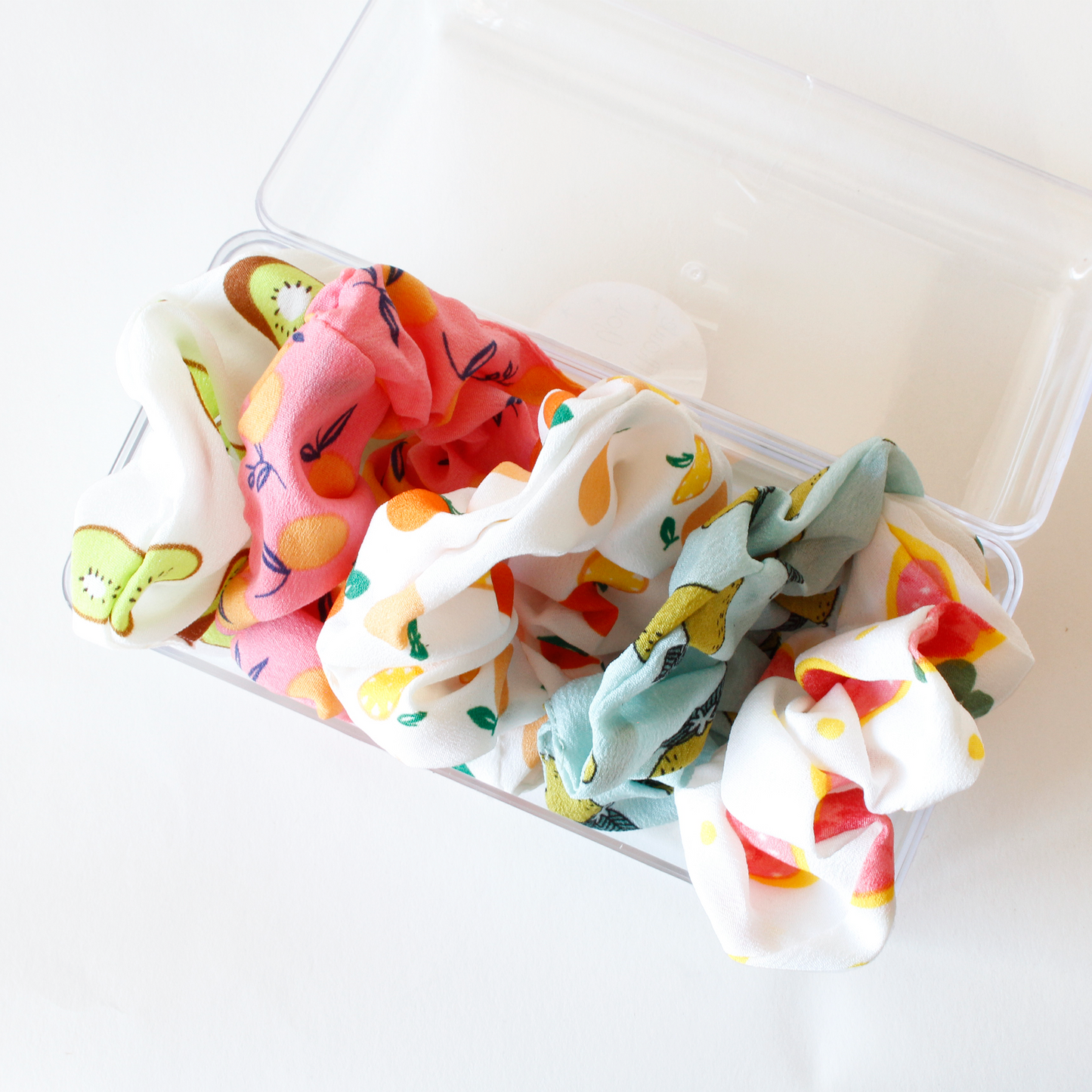 Hairstyling DK - Scrunchies i presentförpackning | Frukter | 5 pack