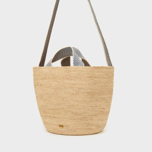 NALI' - Devon taske i Raffia | Beige