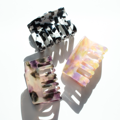 Hairstyling DK - Dorina Small Hair Clip | Lila/svart