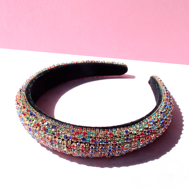 Hårstyling DK - Perla Hårband | Rhinestone/färgblandning