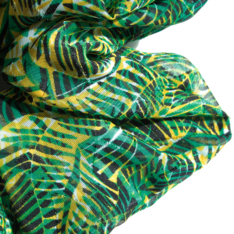 Hårstyling DK - Håndlavet Kæmpe Scrunchie | Tropical