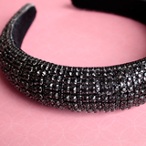 Hårstyling DK - Perla Hårband | Rhinestone/Svart